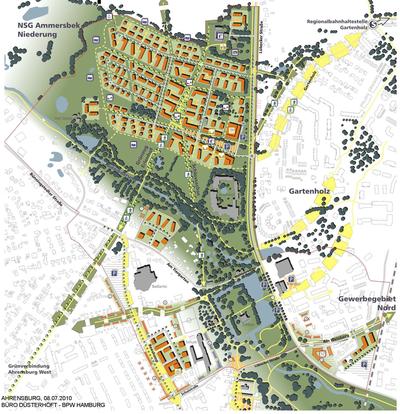 Entwurf des Rahmenplans Schlossviertel/Erlenhof
