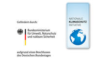 Logo für Fördermaßnahmen des Bundesministiums für Umwelt, Naturschutz und Nukleare Sicherheit und der Nationalen Klimaschutzinitiative