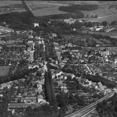 Luftbild ca. 1930 Ahrensburg