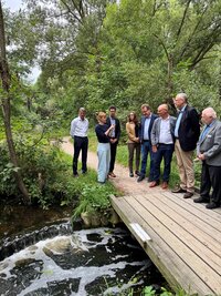 Gruppe am Steg_Groenwald_Dr. Westphal_Wachholz_Roepcke_Habersaat_Goldschmidt_Koch_Korte