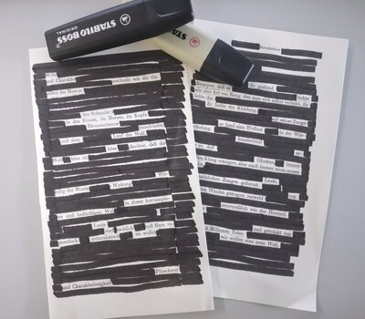 Blackout Poetry